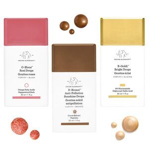 NIB Drunk Elephant Bundle: D-Bronzi, B-Goldi, & O-Bloos Rosi Drops Serums